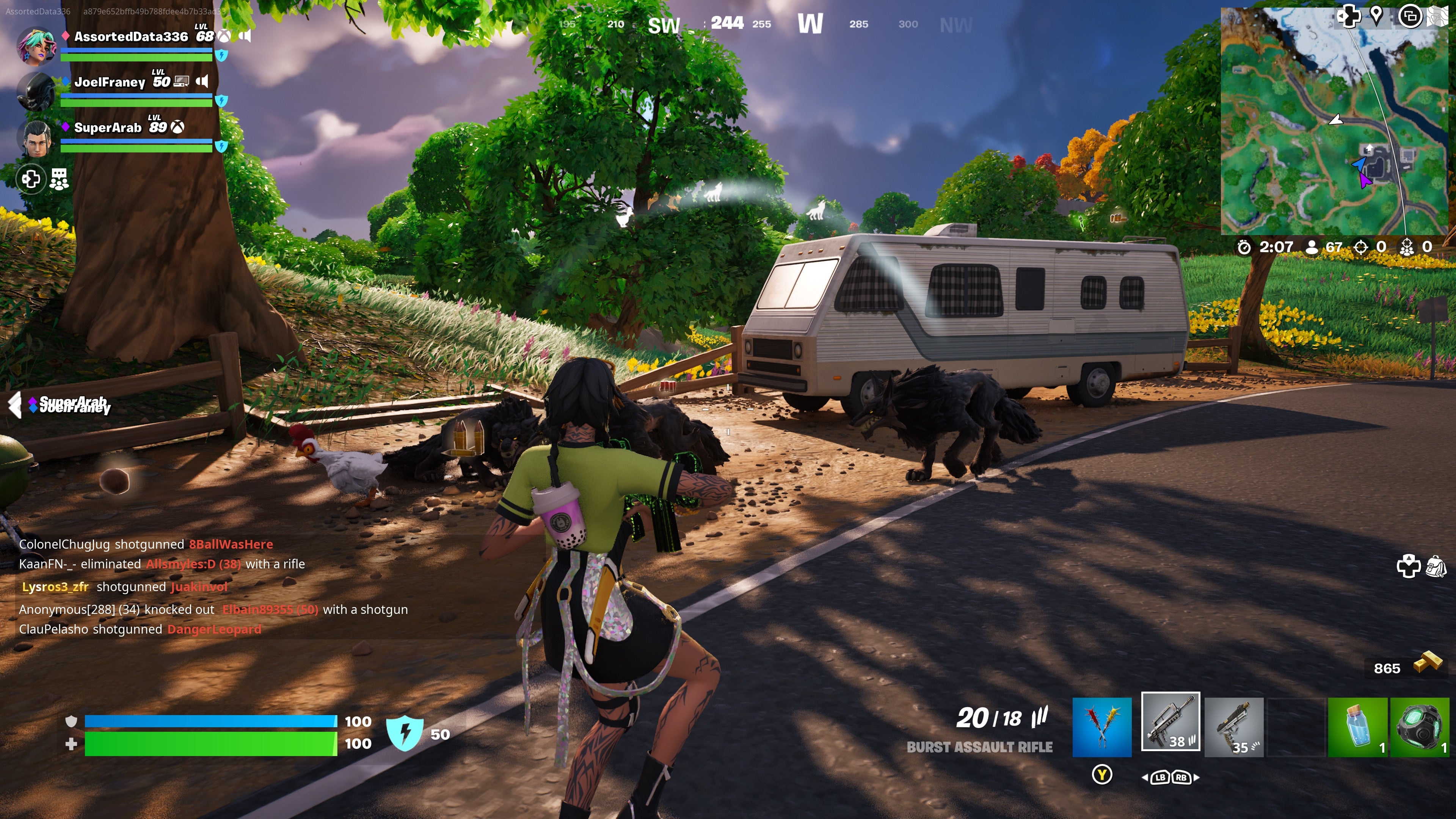 Fortnite animal locations and where to find wolves, boars, chickens